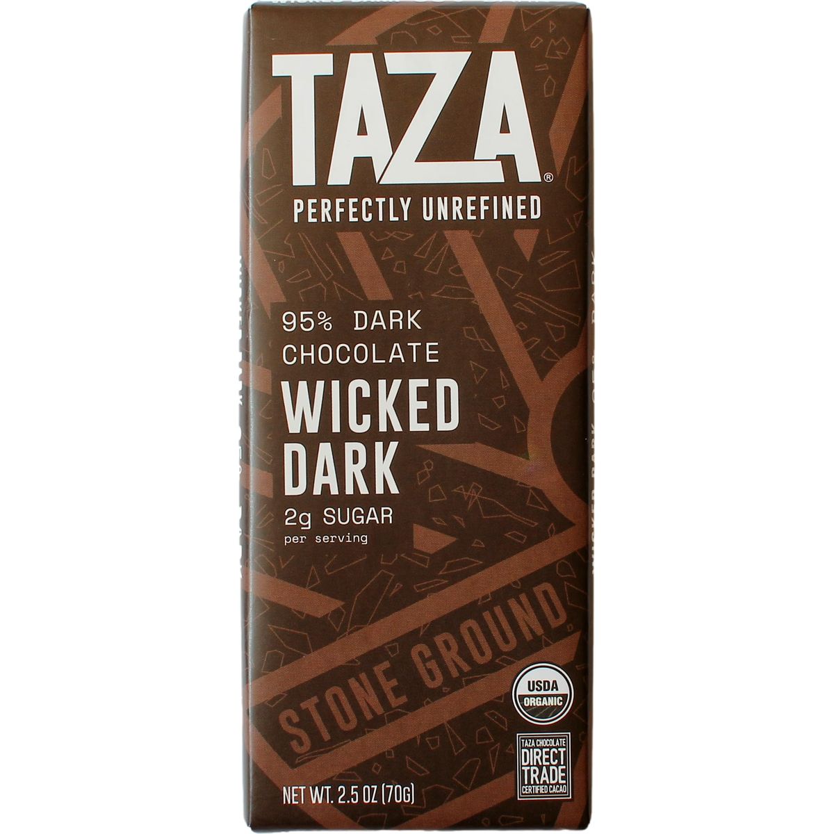 Taza Chocolate Organic Wicked Dark 95 Dark Bar Variety Pack Bundle 25 oz 4 count Vegan