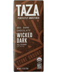 Taza Chocolate Organic Wicked Dark 95 Dark Bar Variety Pack Bundle 25 oz 4 count Vegan