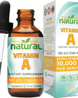 Why Not Natural Vitamin A Drops 10000 IU - Liquid retinyl Palmitate with Coconut MCT Oil, Vegan micellized VIT A Supplement for Skin, Eyes, Acne - 1 oz sublingual Tincture