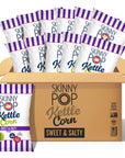 SkinnyPop Sweet  Salty Kettle Popcorn Gluten Free NonGMO Healthy Popcorn Snacks Skinny Pop 53 Oz Grocery Size Bags Pack of 12