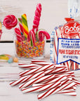 Bobs Sweet Stripes Soft Peppermint Candy 5 Pound Individually Wrapped Mint Candy Bulk Bag Red and White Peppermint Flavor Candies for Holidays Parties Easter 5lb