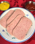 Spam Variety 4 Pack Bacon Hickory Smoke Jalapeno Turkey Bundle with Two Stainless Steel Cups