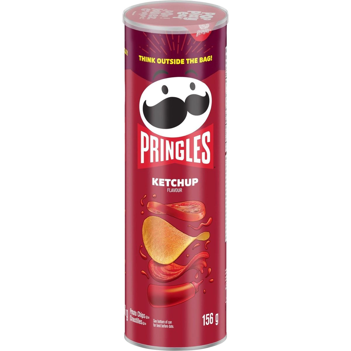 Pringles Potato Chips, Ketchup, 156 Grams/5.50oz {Imported from Canada}