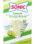 Sonic Limeade Singles to Go Drink Mix Includes 3 Boxes with 3 Packets in Each Box 18 Total Packets