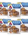 Atkins Snack Bar Chocolate Caramel Pretzel Keto Friendly 5 Count Pack of 6