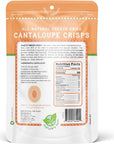 Nature’s Turn Freeze-Dried Fruit Snacks, Cantaloupe Crisps, Pack of 6 (0.53 oz Each)