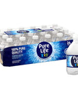 Pure Life Purified Water 8 Fl Oz Plastic Bottled Water 12 Pack