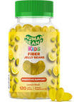 Human Beanz Fiber Jellybean Gummies for Kids, Nutritional Vegetarian Supplements, 120 Jellybeans