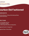 Master of Mixes Old Fashioned Drink Mix Ready To Use 175 Liter Bottle 592 Fl Oz Pack of 3