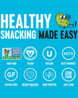 The Only Bean Crunchy Roasted Edamame - Healthy Snacks for Adults and Kids (Variety Pack) Low Calorie & Carb Keto Snack Food, Vegan Gluten Free High Protein Office Snack (11g), 0.9oz 24 pack