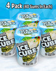 Ice Breakers Ice Cubes Pina Colada Gum to Enjoy Home Snaking Moments  Sugar Free Refreshingly Cool Cubed IceBreakers Chewing Gum for Mothers Day Kids School Bags Party Favors and Desk Drawers 4 Pack