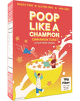 Poop Like A Champion High Fiber Cereal - Cinnamon Toast Flavor | Keto Friendly Low Carb Gluten Free & Healthy | Breakfast Essentials with Soluble, Insoluble & Psyllium Husk Powder