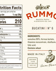 Rummo Italian Pasta Bucatini No.6, Always Al Dente (5-Pack)