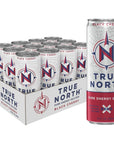 True North, Pure Energy Seltzer, Black Cherry - 12 Fl Oz (Pack of 12)