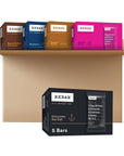 RXBAR Protein Bars 12g Protein Gluten Free Snacks Variety Pack 5 Boxes 25 Bars