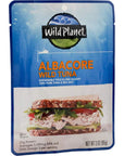 Wild Planet Wild Albacore Tuna Sea Salt Sustainably WildCaught Kosher Gluten Free Keto and Paleo 3rd Party Mercury Tested 3 Ounce Pouch Pack of 1