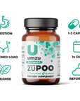 UMZU zuPOO - Colon Cleanse & Gut Support Supplement, Healthy Waste Elimination and Bowel Movements, Vitamins, Minerals, Herbs, Barks Blend, 7-Day Cycle, Bloating Relief - (15 Day Supply 30 Capsules)