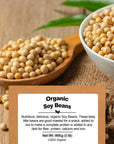 Be Still Farms Organic Soybeans Bulk 48 lb  Soy Beans Dry  aka Soya Nuts Great for Edamame Soy Milk Tofu  High in Protein Fiber  USA Grown  USDA Certified  Vegan  NonGMO  Gluten Free