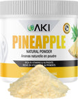 AKI Pineapple Pure Dried Powdered Rich in Vitamin C Ideal As Booster Supplement for Protein Smoothies Tea Cooking Seasoning Juice Drinks Ice Cream Popsicles