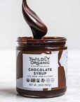 Wildly Organic Chocolate Syrup 20 Oz  Organic DairyFree Fair Trade NonGMO Kosher Vegan Premium Rich Chocolate Flavor  Perfect for Ice Cream Baking Coffee Chocolate Milk Mocha  Hot Cocoa  2 Ingredients Raw Cacao Powder  Raw Agave