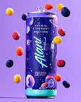 Alani Nu Energy Drink - Sweet Splash Variety Pack of Breezeberry - 12 Fl oz Cans - Pack of 6