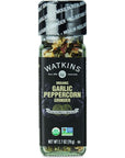 Watkins Organic Garlic Peppercorn Grinder - 2.7 Oz