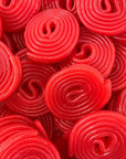 LaetaFood Gerrits Broadway Wheels Licorice Strawberry Flavor Candy 25 Pound Bag  Approx 90 Count