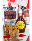 Pop Daddy Flavored Pretzels Sticks  Healthy Gourmet Pretzels Snacks  75oz Individual Bags  3 Pack  Maple and Brown Butter Flavor