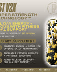 PERFORMIX - SST V3X - Pre Workout - 350 mg Caffeine - Energy Supplements - No Crash - Fitness Goals - Nootropic - Timed-Release for All Day Focus, Mood & Energy Boost - Men & Women - 60 Capsules