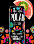 Polar Seltzer Water Slim Can Limited Edition Jalapeño Citrus Margarita 6 Pack