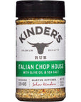 Kinder's Italian Chop House Rub with Olive Oil & Sea Salt 8.6 Ounce