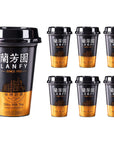 LAN FONG YUEN Milk Tea Beverages Hong Kong Ready to Drink Silky Milk Tea Black Tea Raw Milk Healthy and Refreshing Drinks Quick Low Calorie Pack of 6