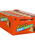 REESE'S FAST BREAK Peanut Butter Nougat Candy Bars - 1.8 oz (Pack of 18)