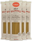 Rummo Italian Pasta Bucatini No.6, Always Al Dente (5-Pack)