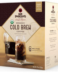 Don Franciscos Organic Cold Brew Coffee 8 Pitcher Packs makes 4 pitchers