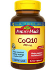 Nature Made CoQ10 200mg, Dietary Supplement for Heart Health Support, 80 Softgels, 80 Day Supply