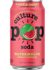 Culture Pop Soda Sparkling Probiotic  40 Calories per can Vegan NonGMO  Variety Sampler Pack  12 Fl Oz Cans Pack of 7