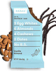 RXBAR Protein Bars, Protein Snack, Snack Bars, Vanilla Almond, 22oz Box (12 Bars)