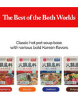 Wang Hot Pot Soup Base, Variety Pack, 4 Flavors