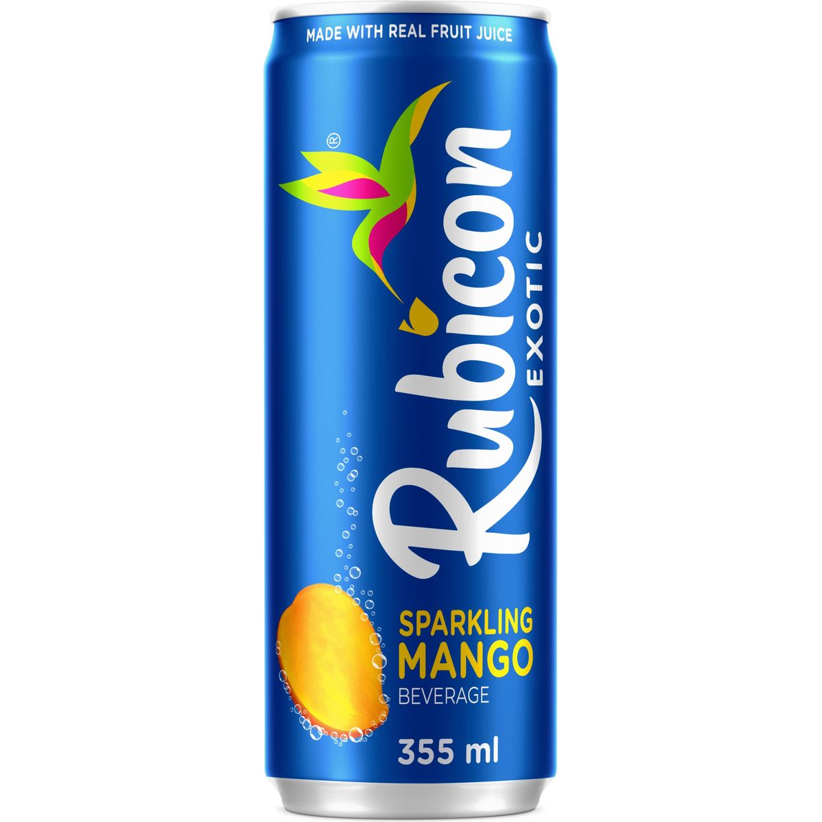 Rubicon Sparkling Mango Beverage  Pack of 12 12 Fl Oz Cans  Fruit Flavor Carbonated Drink  90 Calories per Can  Made with Real Fruit Juice  AllergenFree  Vegan  Vegetarian Friendly  No Artificial Sweeteners