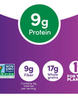 Kashi GO Breakfast Cereal, Vegan Protein, Fiber Cereal, Toasted Berry Crisp, 14oz Box (1 Box)