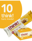 think Protein Bars High Protein Snacks Gluten Free Kosher Friendly Banana Oat Muffin 10 Count