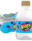 Splash Blast, Wild Berry Flavored Water with Electrolytes - 8 Fl Oz, 12 Pack