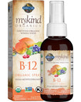 Garden of Life Organics B12 Vitamin - Whole Food B-12 for Metabolism and Energy, Raspberry, 2oz Liquid