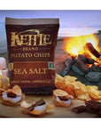 Kettle Brand Foods Sea Salt Potato Chips 13 oz Party Size