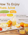 USDA Organic Yuzu Citron Juice  24 Pouches  Ready to Drink ONTHEGO Vegan Kids Juice Yuzu Beverage Rich in Vitamin C Korean Honey Citron Tea by Yuza