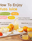 USDA Organic Yuzu Citron Juice  6 Pouches  Ready to Drink ONTHEGO Vegan Kids Juice Yuzu Beverage Rich in Vitamin C Korean Honey Citron Tea by Korean Drink