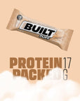 BUILT Protein Bars Cinnamon Churro Puff 12 count Protein Snacks with 17g of Protein Collagen Gluten Free Chocolate Protein Bar with only 140 calories  6g sugar Perfect On The Go Protein Snack