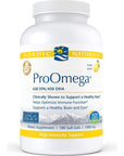 Nordic Naturals ProOmega, Lemon Flavor - 180 Soft Gels - 1280 mg Omega-3 - High-Potency Fish Oil with EPA & DHA - Promotes Brain, Eye, Heart, & Immune Health - Non-GMO - 90 Servings