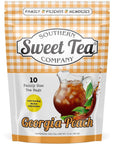 Iced Tea Bags Original One Gallon Size 10 GallonsPackage Caffeinatedd Quick BrewTrue Southern Ice Tea By Southern Sweet Tea Company